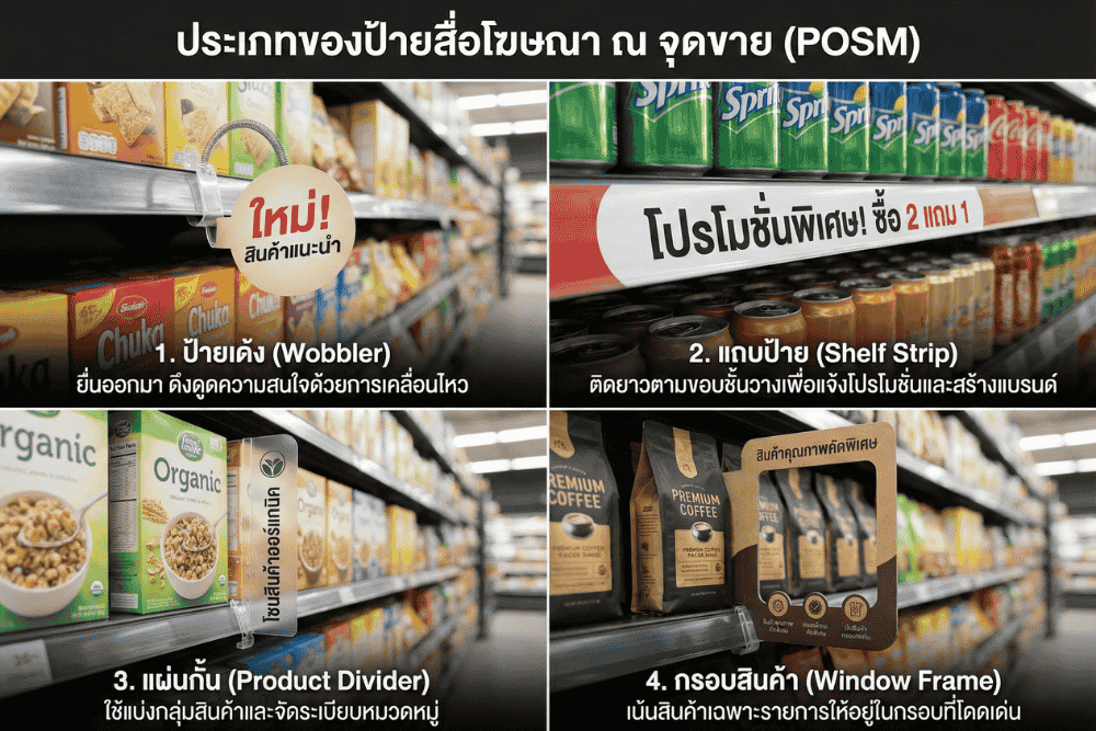 Shelf talker วางยังไง